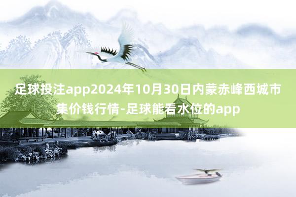 足球投注app2024年10月30日内蒙赤峰西城市集价钱行情-足球能看水位的app