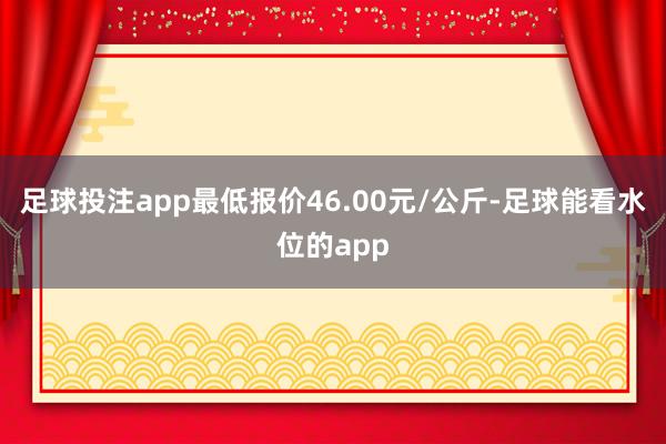 足球投注app最低报价46.00元/公斤-足球能看水位的app