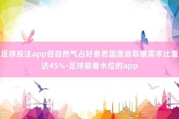 足球投注app但自然气占好意思国度庭取暖需求比重达45%-足球能看水位的app