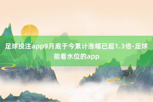 足球投注app9月底于今累计涨幅已超1.3倍-足球能看水位的app
